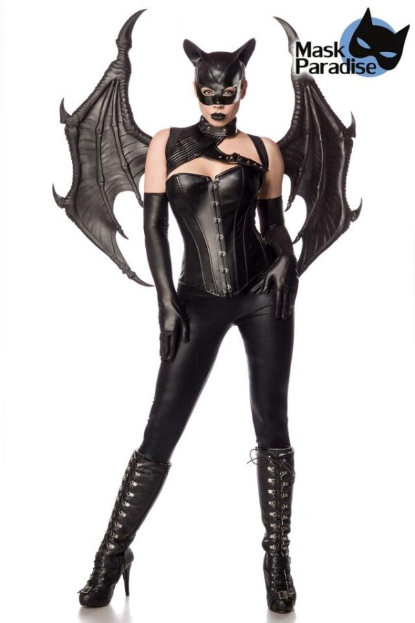 Bat Girl Fighter - noir - 2XL-Mask Paradise