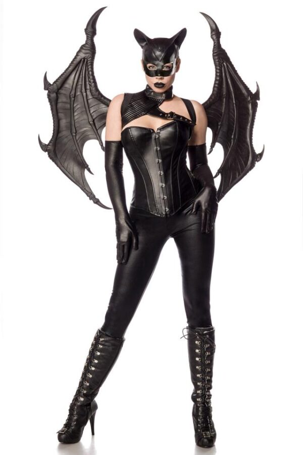 Bat Girl Fighter - noir - 2XL-Mask Paradise – Image 2