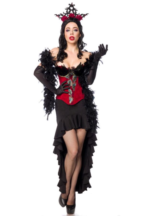 Burlesque Queen - noir/rouge - M-Mask Paradise – Image 2