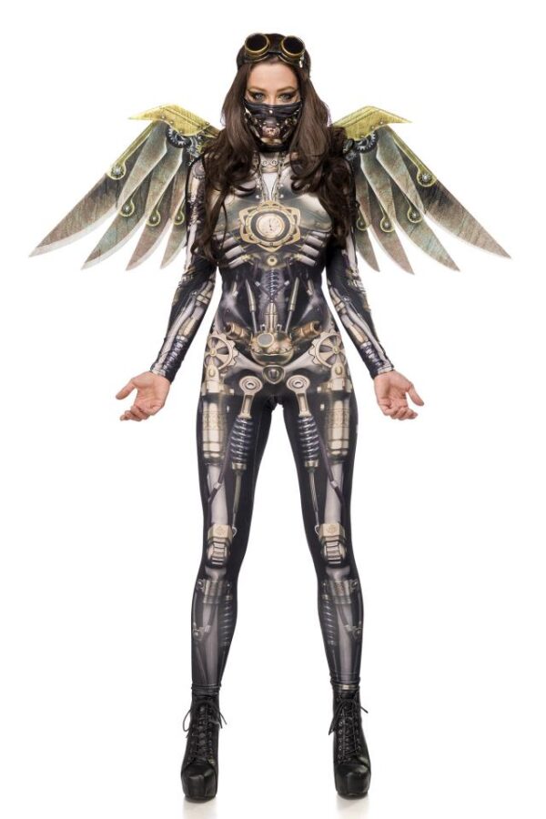 Clockpunk Aviator (Komplettset) - gris/noir - L-Mask Paradise – Image 2