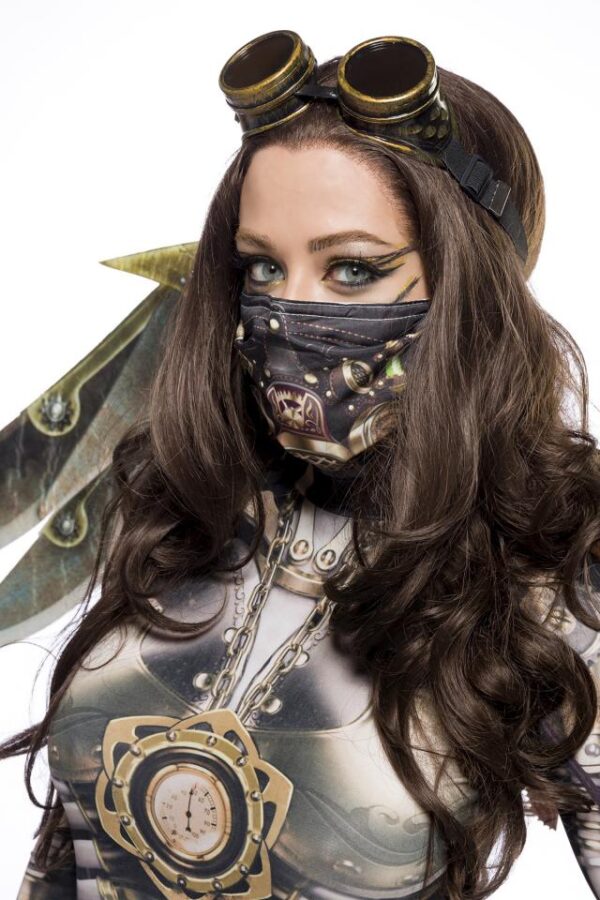 Clockpunk Aviator (Komplettset) - gris/noir - L-Mask Paradise – Image 4