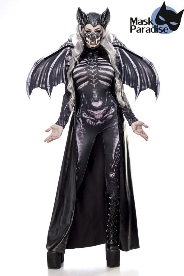 Skull Bat Lady 2 (Komplettset) - noir/gris - L-Mask Paradise