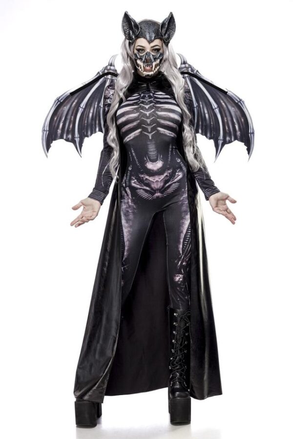 Skull Bat Lady 2 (Komplettset) - noir/gris - L-Mask Paradise – Image 2