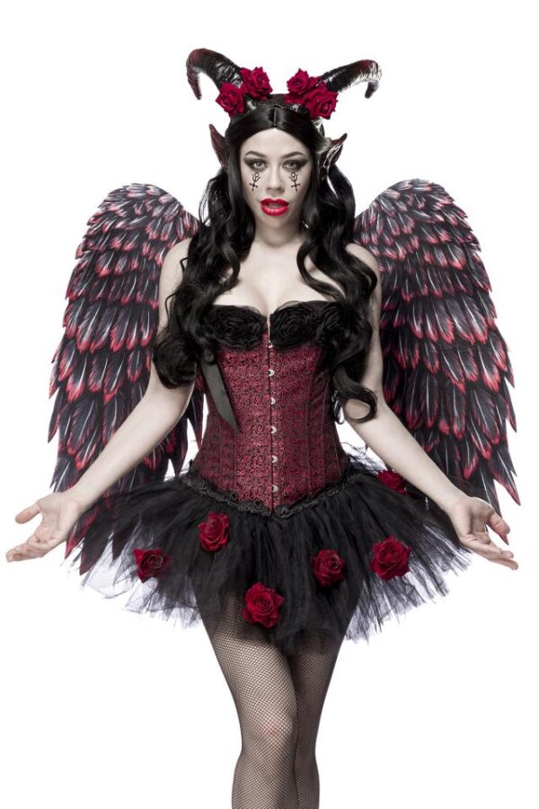 Rose Devil (Komplettset) - noir/rouge - L-Mask Paradise – Image 2