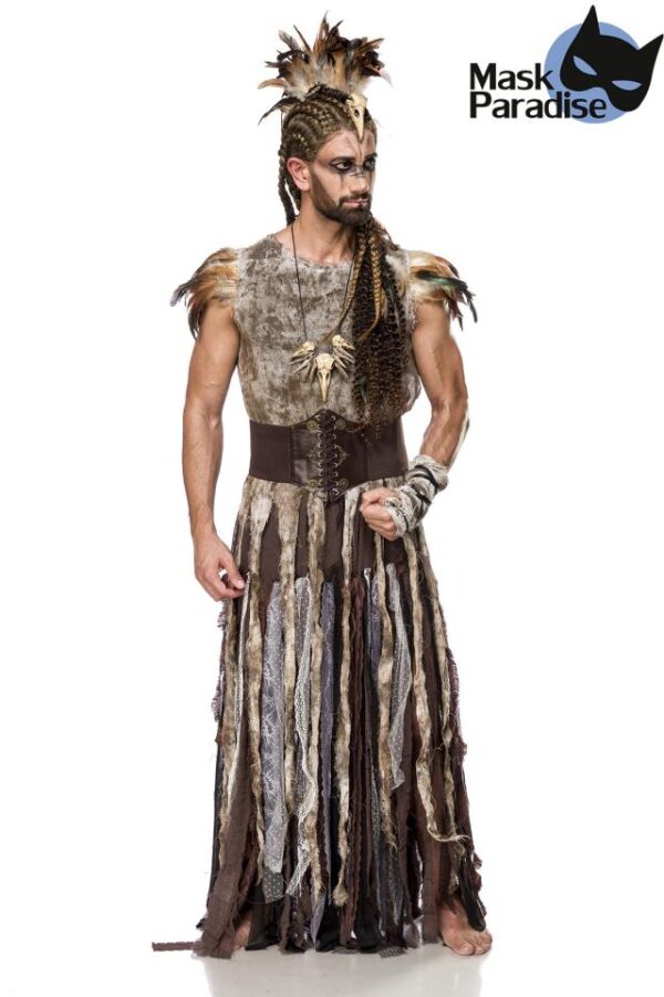 Apocalyptic Warrior Men (Komplettset) - marron/beige - S/M-Mask Paradise