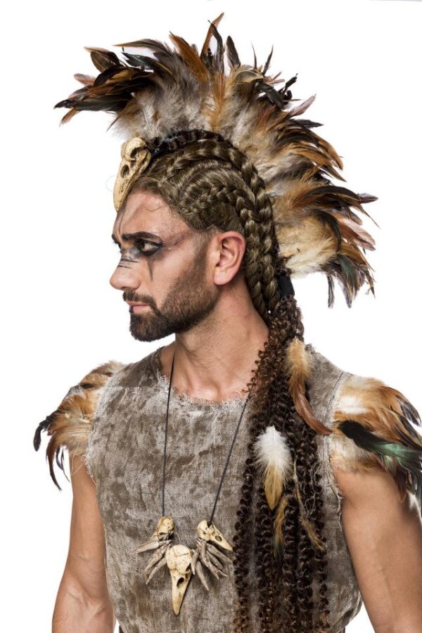 Apocalyptic Warrior Men (Komplettset) - marron/beige - S/M-Mask Paradise – Image 3