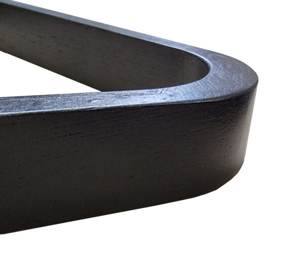 John West Triangle pour boules de billard de 57 mm en bois noir
