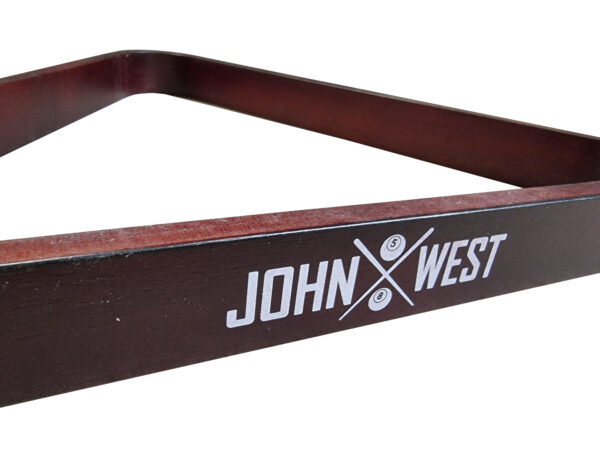 Triangle John West pour boules de billard 57 mm bois acajou – Image 3