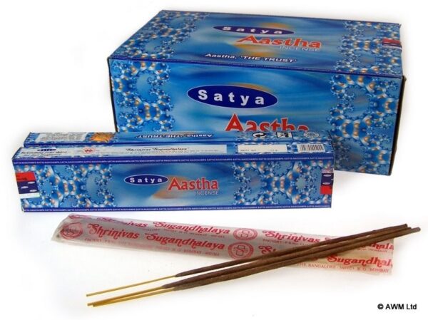 Encens Aastha - paquets de 15g- Vendu par 1
