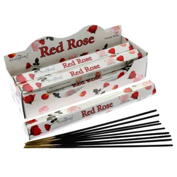 Encens Premium Rose Rouge- Vendu par 1 – Image 2