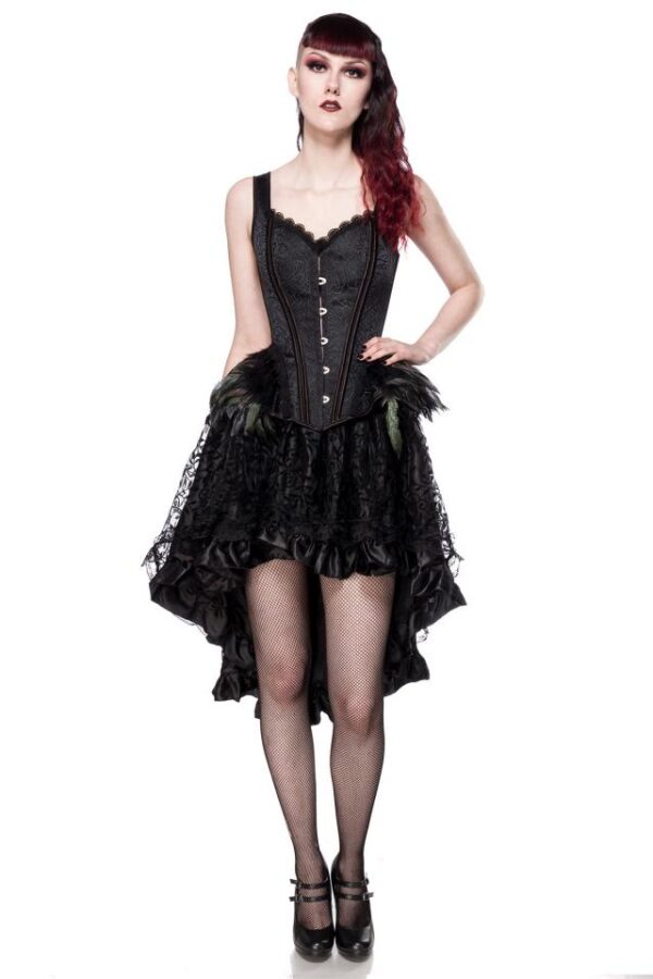 corsage à plumes - noir - S-Ocultica – Image 4