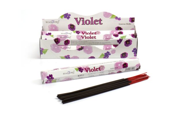 Bâtons d'encens Violette Premium- Vendu par 1 – Image 2