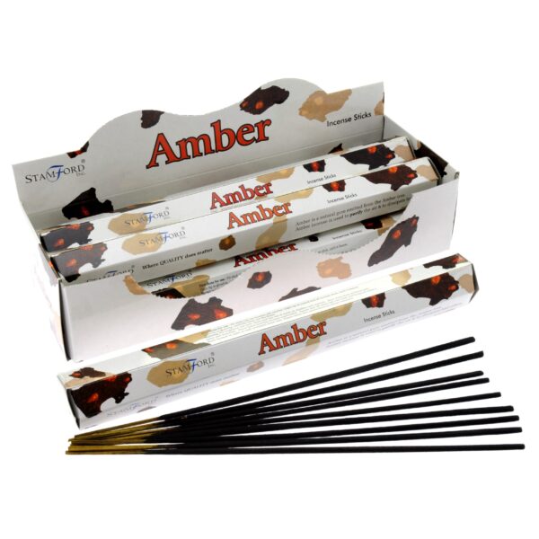 Bâtons d'encens Ambre Premium- Vendu par 1