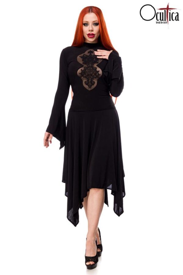 Robe avec Dentelle - noir - L-Ocultica