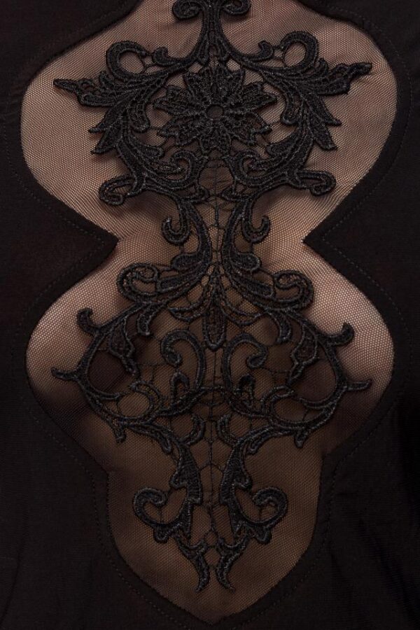 Robe avec Dentelle - noir - L-Ocultica – Image 3