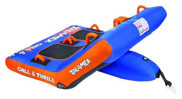 Anneau de remorquage FunTube Chill & Thrill Nautilo pour sports nautiques jusqu'à 2 personnes – Image 3