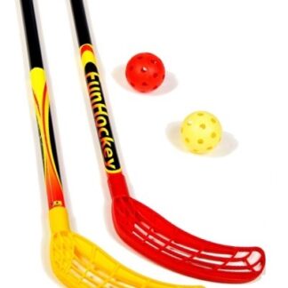 Bâtons de hockey Charlsten 2 pièces + 2 balles