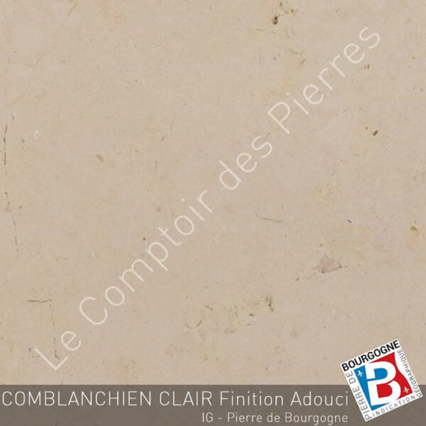 Vasque double en pierre Goult - 150 x 50 x 10 - Comblanchien Clair Adouci - COMPTOIR DES PIERRES – Image 2