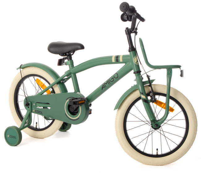 Children bikes 2Cool 16 Pouces 26 cm Garçon Frein à rétropédalage Vert - AMIGO – Image 19