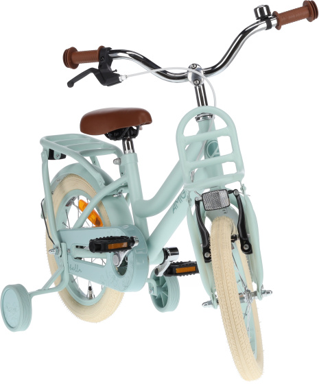 Children bikes Bella 14 Pouces 24 cm Fille Frein à rétropédalage Vert - AMIGO – Image 19