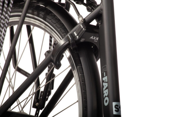 Vélos de ville électriques E-Faro S1 28 Pouces 53 cm Homme 3SP V-Brake Noir mat - AMIGO – Image 14