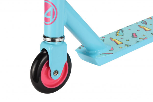 Stunt scooter Girlpower Trottinette cascadeuse Filles Frein à pied Bleu - AMIGO – Image 12