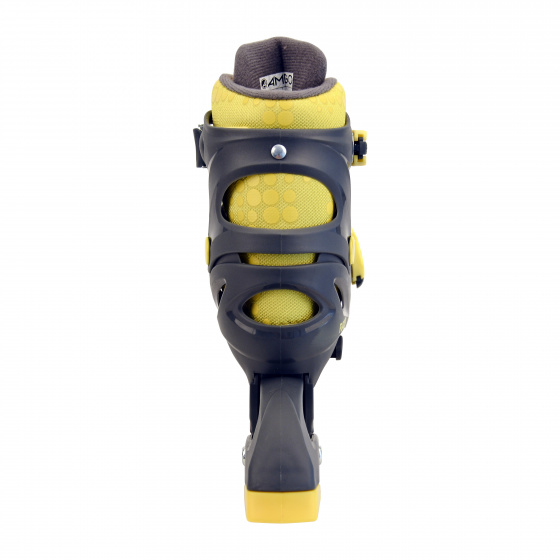 Patins à roulettes en ligne inlineskates Racer junior polypropylène jaune mt 34/37 - AMIGO – Image 10