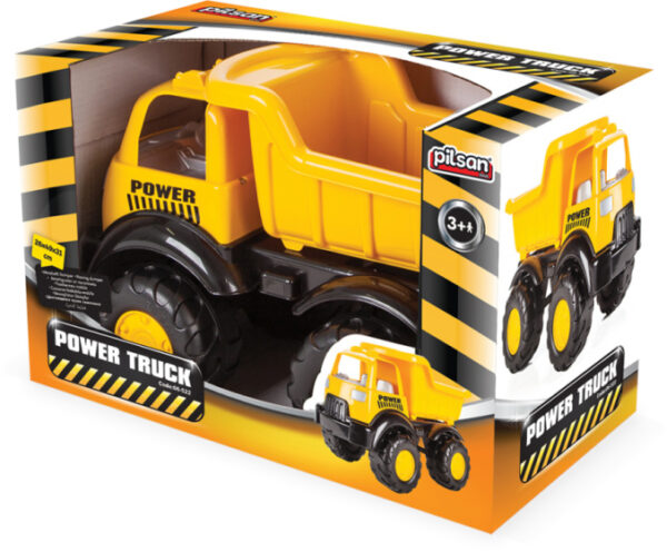 Toy vehicles Power camion jaune/noir - Pilsan – Image 8