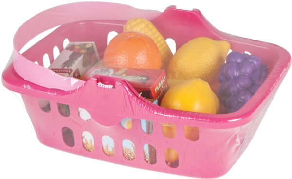 Toy food panier de fruits rose 17 pièces - Pilsan – Image 6