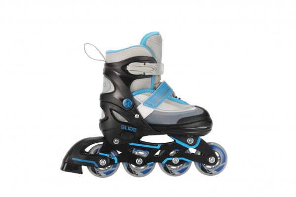 Patins à roulettes en ligne patins 2-in-1 Slide garçons polypropylène noir/bleu mt 30/33 - AMIGO – Image 10