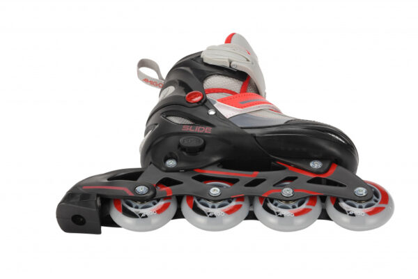 Patins à roulettes en ligne patins 2-in-1 Slide junior polypropylène noir/rouge mt 30/33 - AMIGO – Image 13