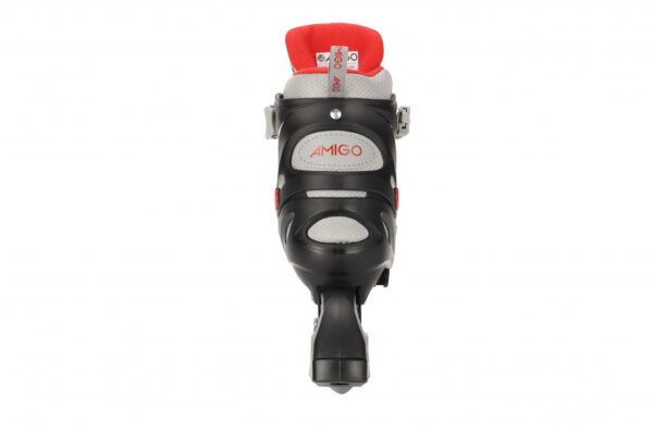 Patins à roulettes en ligne patins 2-in-1 Slide junior polypropylène noir/rouge mt 30/33 - AMIGO – Image 14