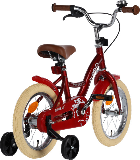 Vélos garçons Triangle 14 Pouces 23 cm Junior Frein à rétropédalage Rouge - AMIGO – Image 20