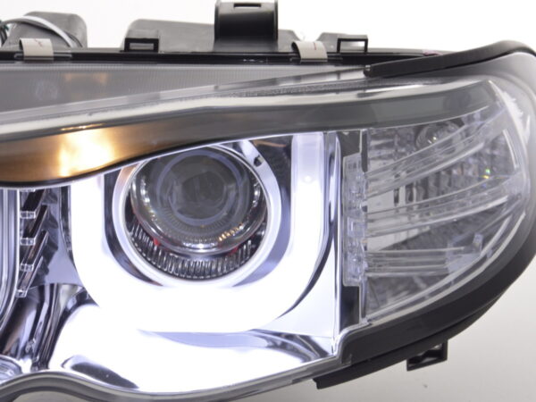 Phares Angel Eyes BMW 3er E46 Limo / Touring 02-05 chrome - – Image 6