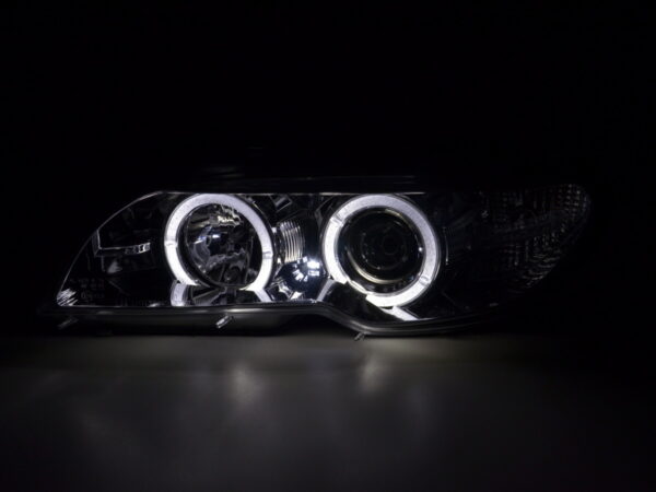 Phares pour BMW Série 3 E46 Coupé / Cabrio 03-05 chrome - – Image 3
