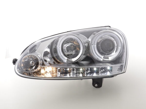 Phares pour VW Golf 5 03-08 chrome - – Image 2