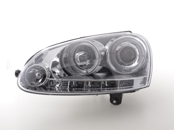 Phares pour VW Golf 5 03-08 chrome - – Image 4