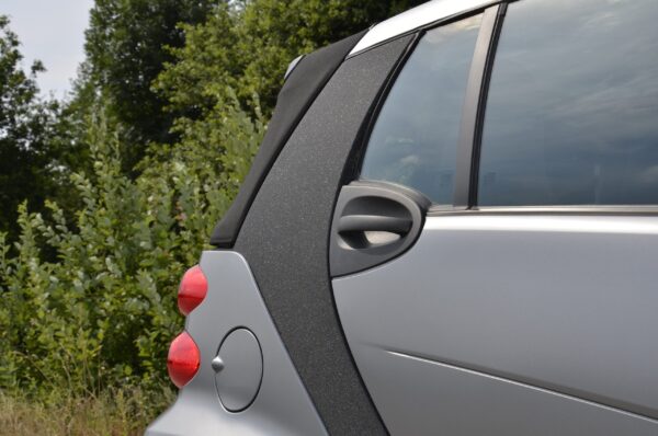 Feuille de voiture noire scintillante auto-adhésive 1 rouleau = 0,5 mx 2 m - – Image 5