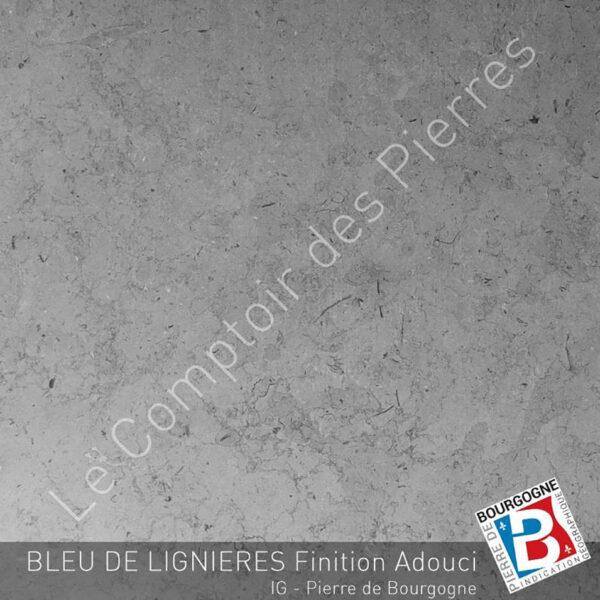 Evier en pierre Meursault - 120 x 60 x 15 - Bleu de Lignières Adouci - COMPTOIR DES PIERRES – Image 2