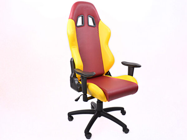 Chaise de jeu FK eGame Seats Siège de jeu eSport Liverpool rouge / jaune -
