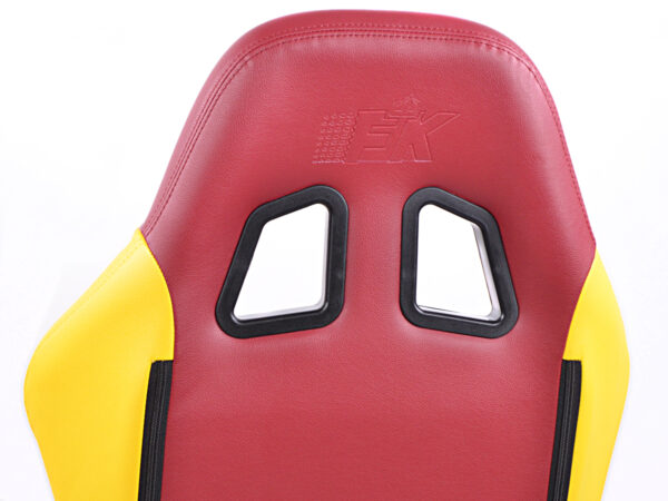 Chaise de jeu FK eGame Seats Siège de jeu eSport Liverpool rouge / jaune - – Image 3