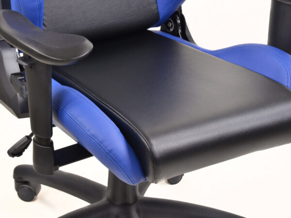Chaise de jeu FK eGame Seats Siège de jeu eSports Liverpool noir / bleu - – Image 4