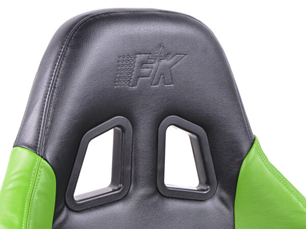 Chaise de jeu FK eGame Seats Siège de jeu eSports Liverpool noir / vert - – Image 2