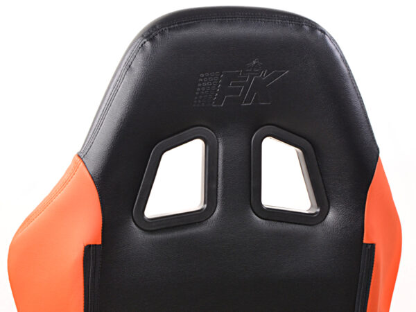 Chaise de jeu FK eGame Seats Siège de jeu eSport Liverpool noir / orange - – Image 3