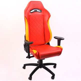 Chaise de jeu FK eGame Seats Siège de jeu eSports London rouge / jaune -