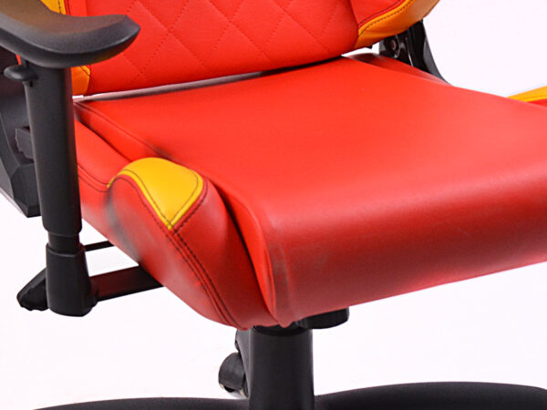 Chaise de jeu FK eGame Seats Siège de jeu eSports London rouge / jaune - – Image 4