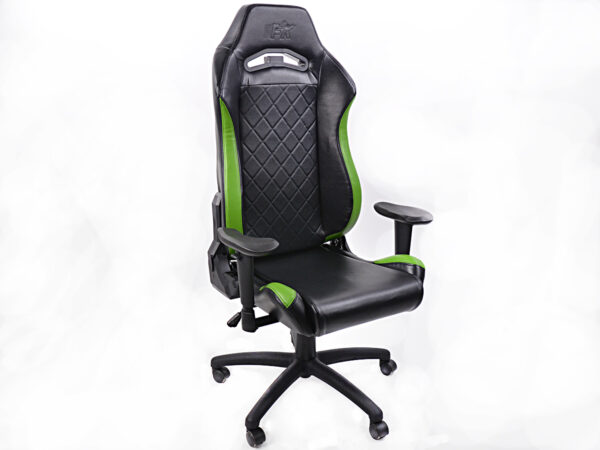 Chaise de jeu FK eGame Seats Siège de jeu eSports London noir / vert -