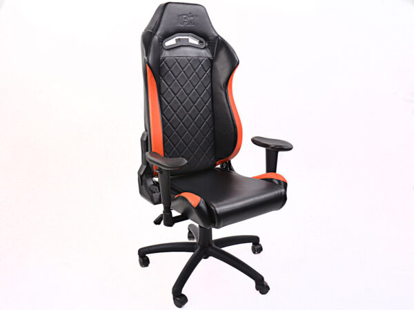 Chaise de jeu FK eGame Seats Siège de jeu eSports London noir / orange -