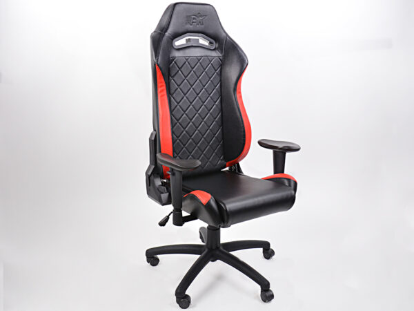 Chaise de jeu FK eGame Seats Siège de jeu eSports London noir / rouge -