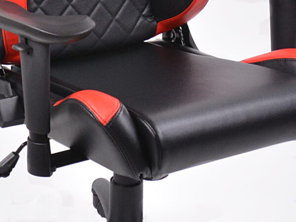 Chaise de jeu FK eGame Seats Siège de jeu eSports London noir / rouge - – Image 4